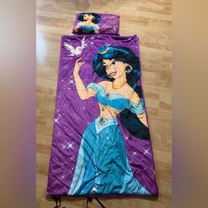 Vintage Disney Aladdin Princess Jasmine sleeping Bag with matching pillow